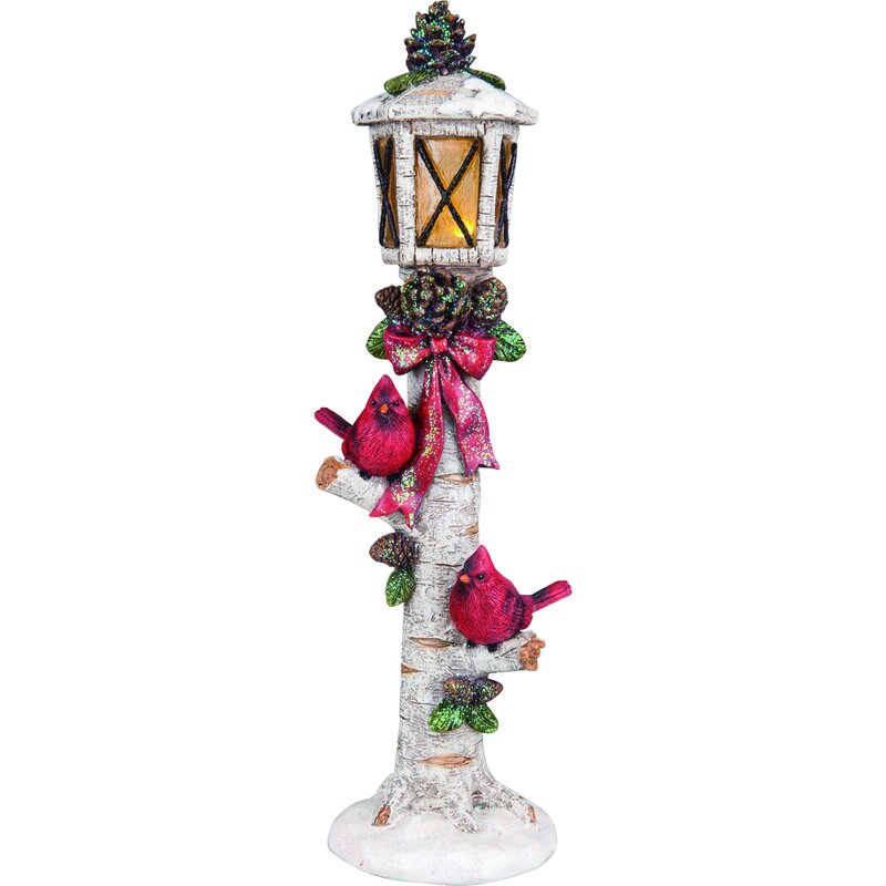 The Holiday Aisle Christmas Light Up Cardinal Lantern Wayfair